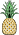 Small pineapple icon