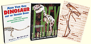 Make Dinosaur from Chicken Bones books