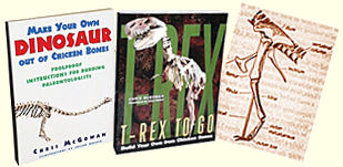 Make Dinosaur from Chicken Bones books