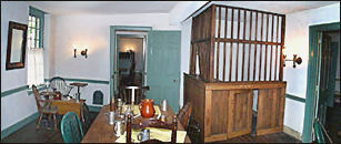 Main dining room with bar